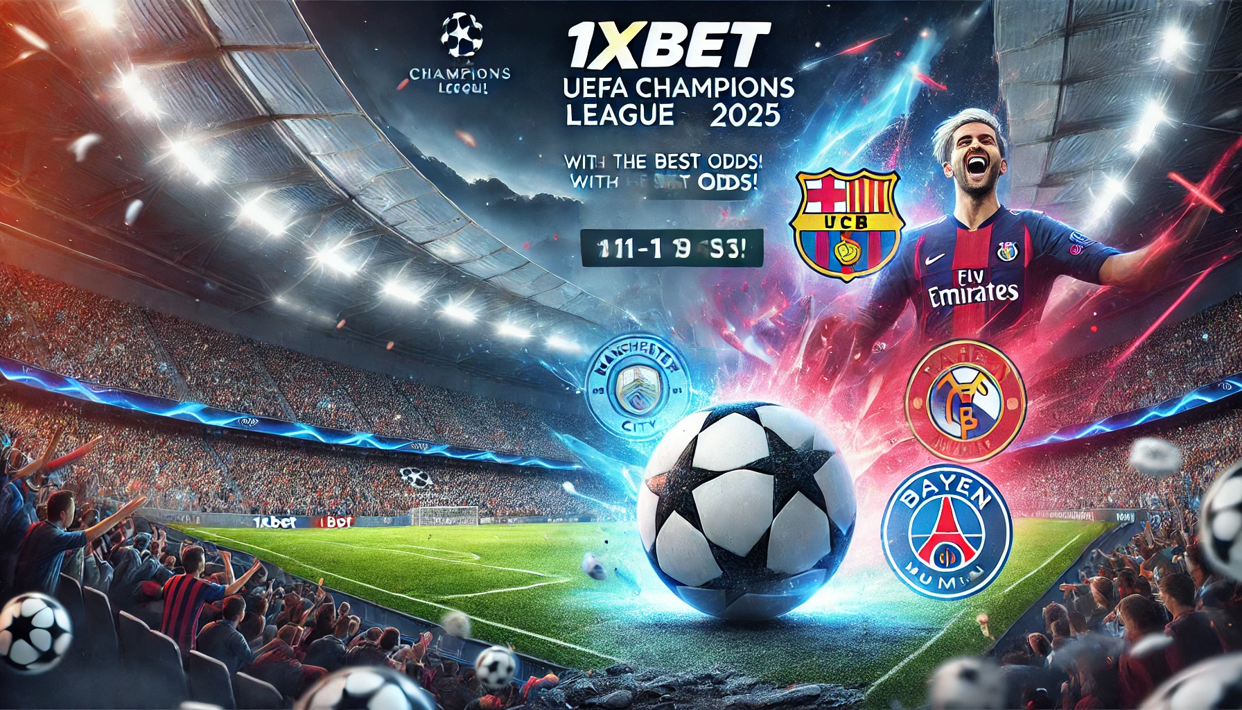 UEFA Champions League Betting Odds 1xbet