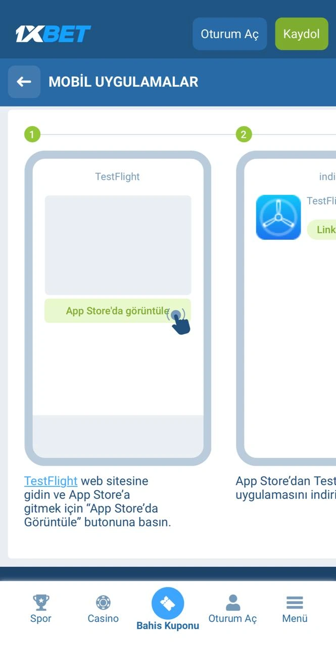 1xbet indir ios - resmi site
