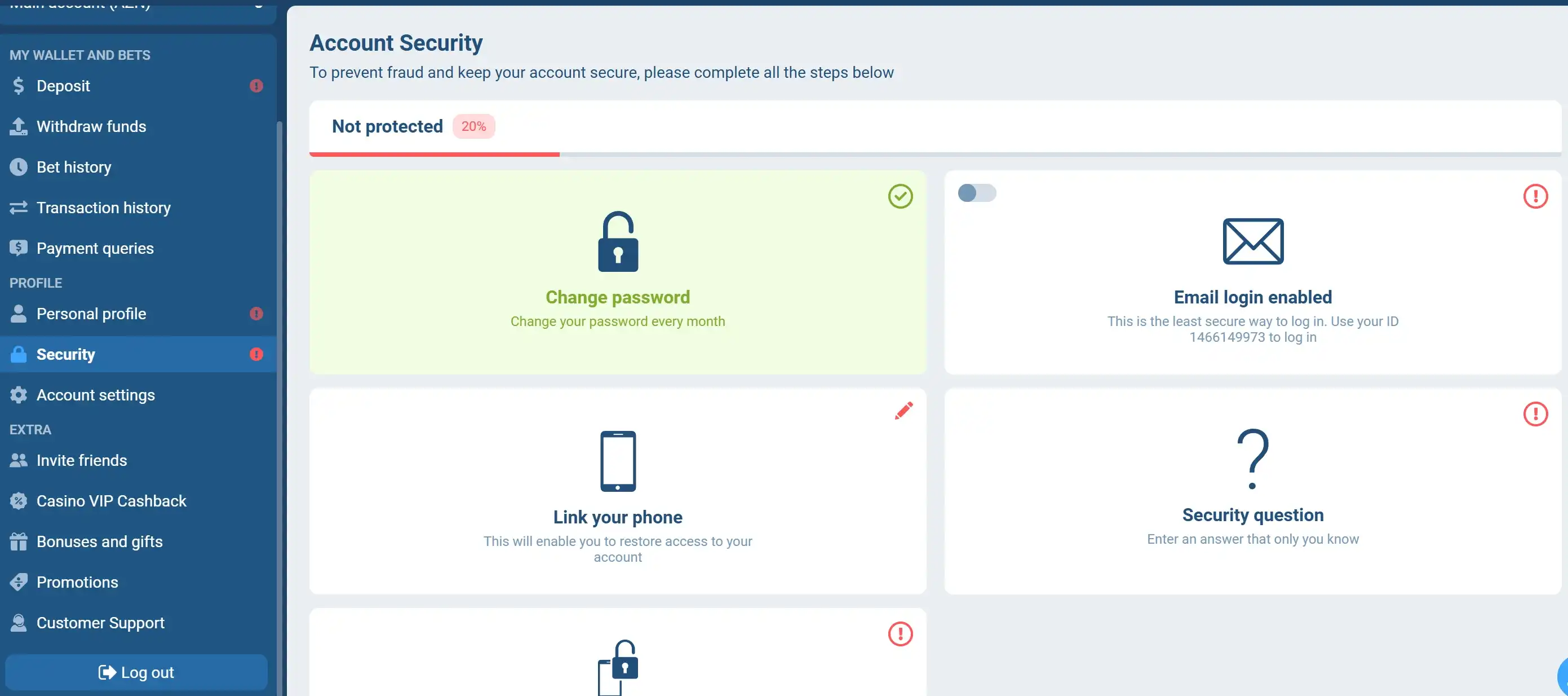 Security features for the best 1xBet deals