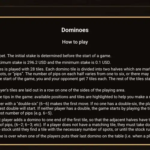 Dominoes board