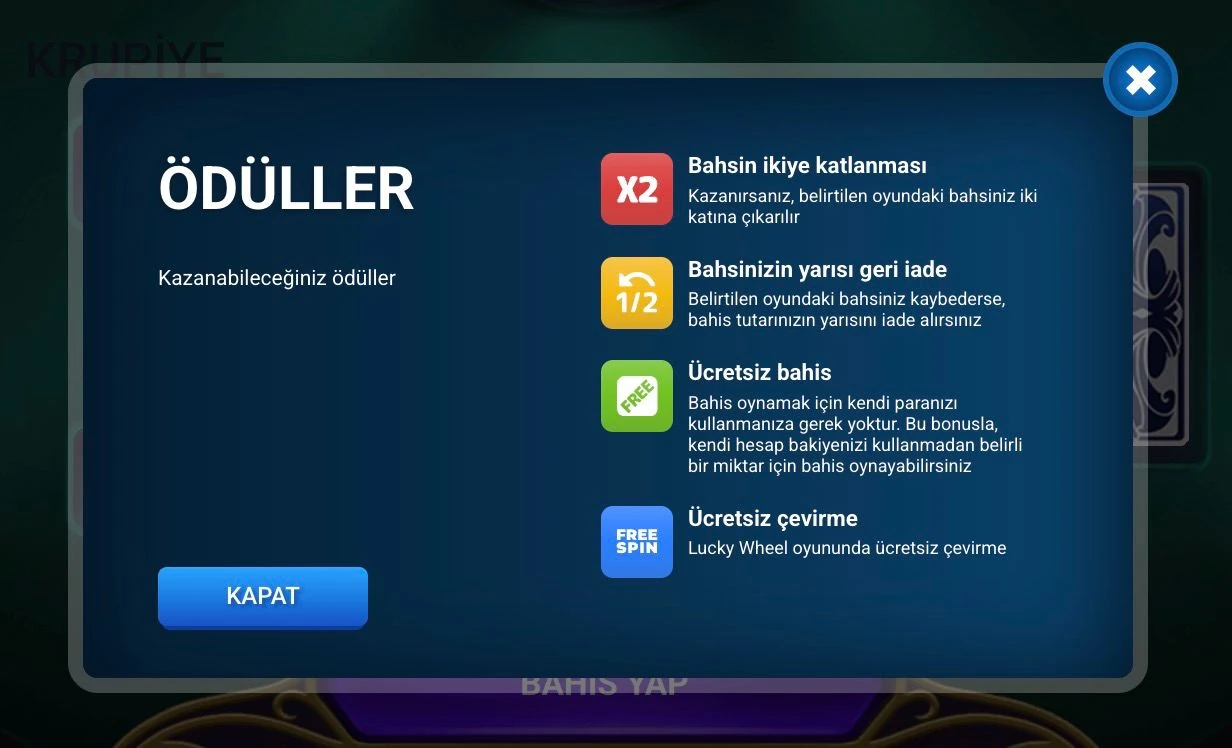 21 Oyununda Bahis