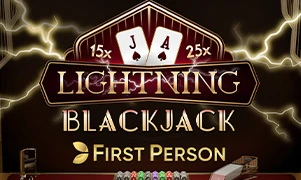 First Person Lightning Blackjack